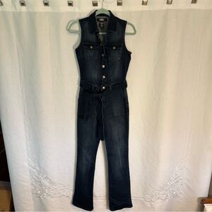 Rewash Women's Midnight Blue Denim Jumpsuit